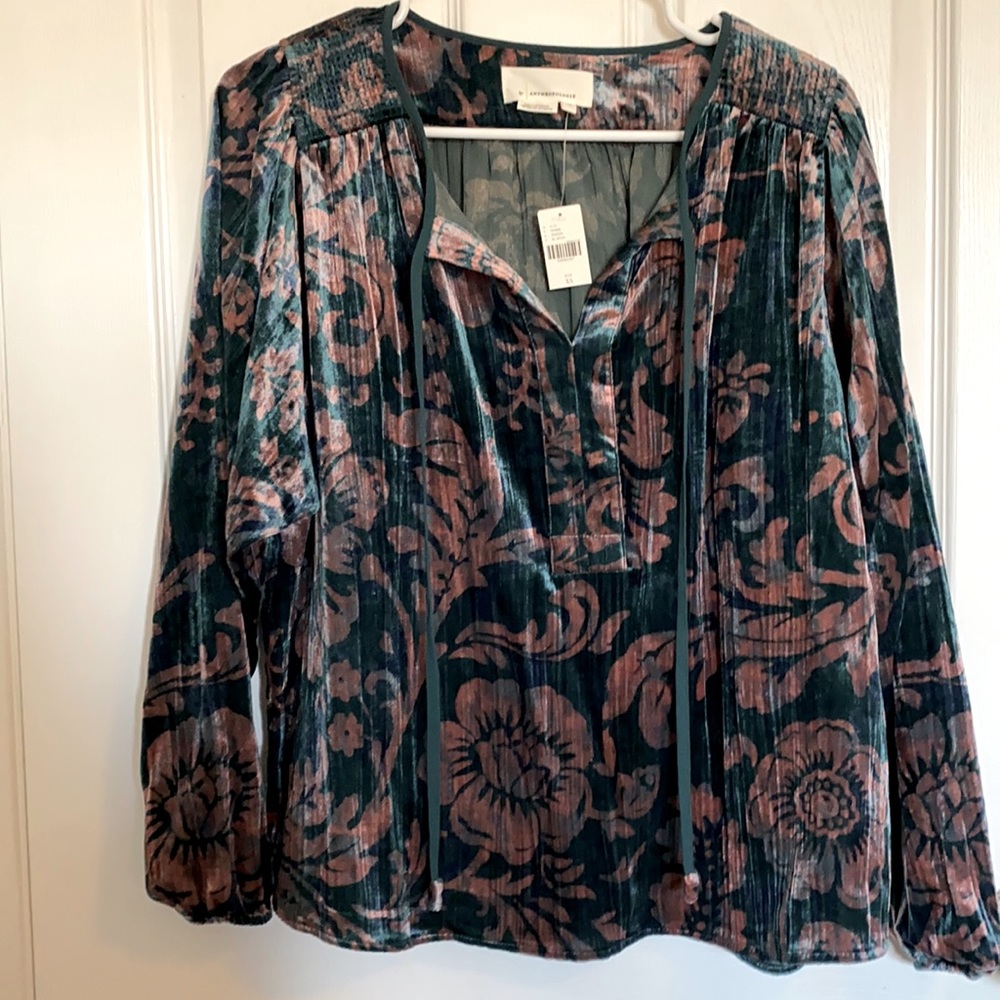 Anthropologie Blouse, brand new, never worn with tags.